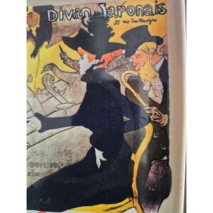Vintage Toulouse-Lautrec Divan Japonais Trinket Tray Italy Product Centre INDPLS